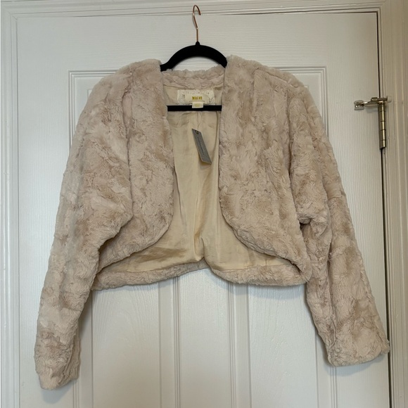 Maeve Faux Fur Shrug - Picture 10 of 13